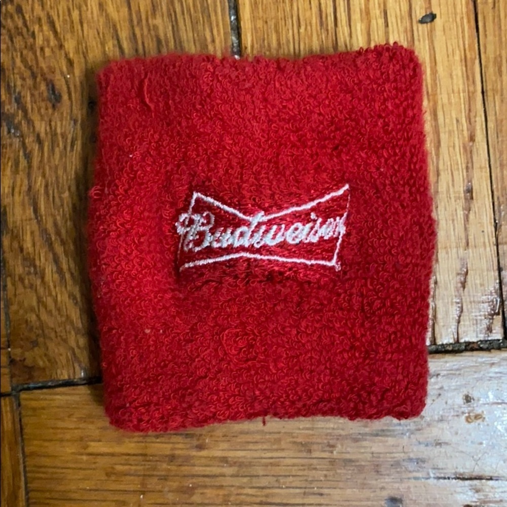 2 for $15 Budweiser wrist sweatband